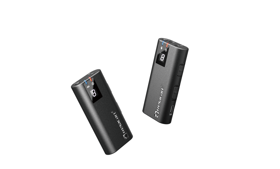 Sistema de micrófono inalámbrico de montaje en cámara de un solo canal UHF