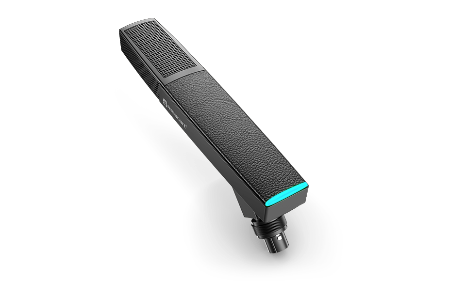 Micrófono cuadrado desmontable