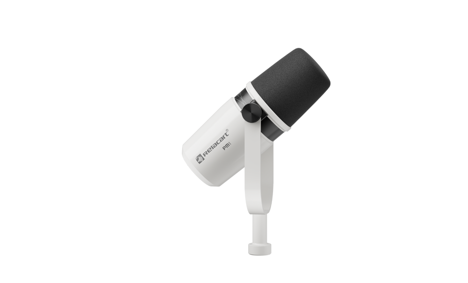 Micrófono cardioide dinámico para podcasting