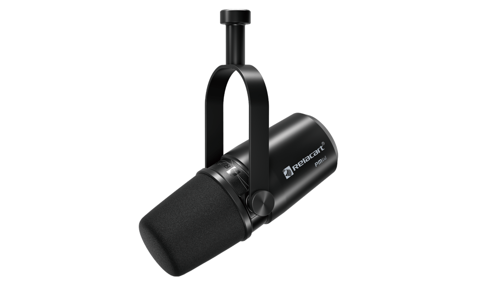 Micrófono vocal dinámico con preamplificador incorporado