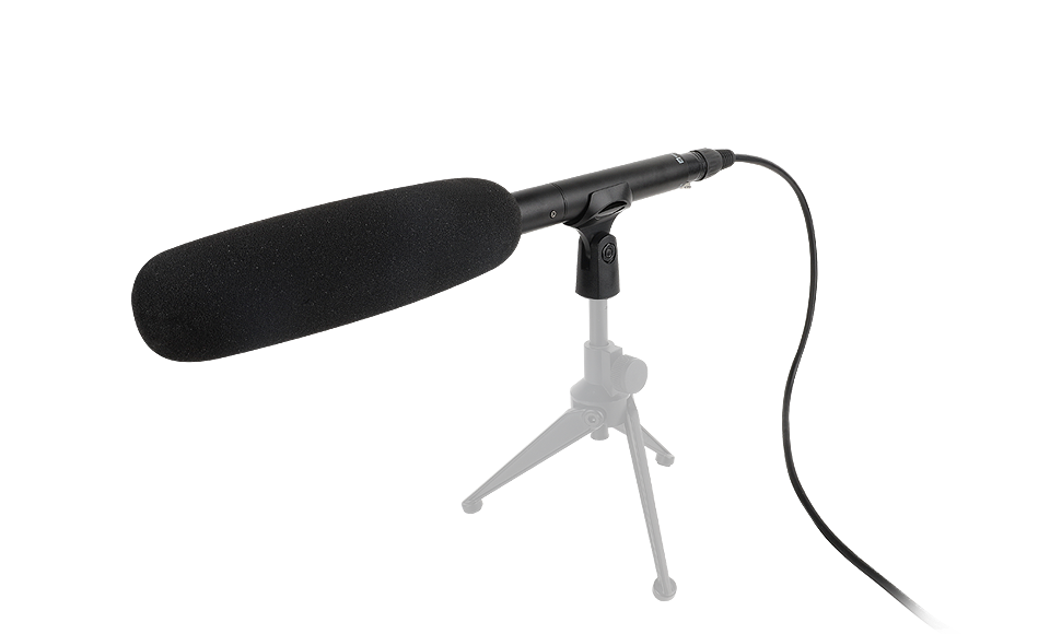 Micrófono de condensador tipo escopeta