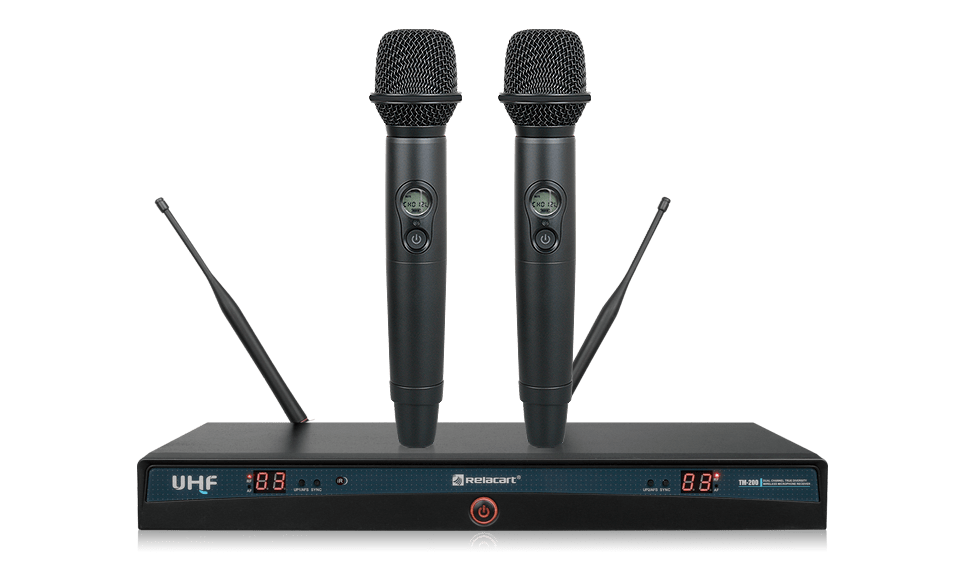 Sistema de micrófono inalámbrico de doble canal