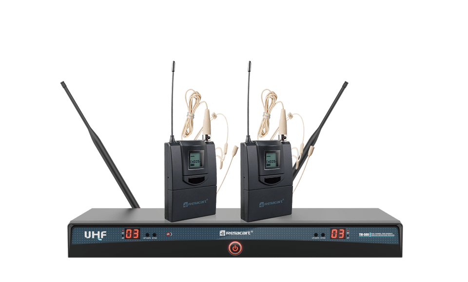 Sistema de micrófono inalámbrico de doble canal