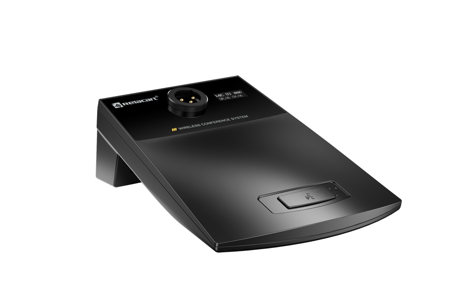 Soporte de escritorio para micrófono inalámbrico con cuello de cisne