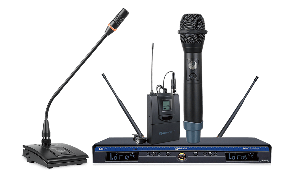Sistema de micrófono inalámbrico True Diversity de doble canal