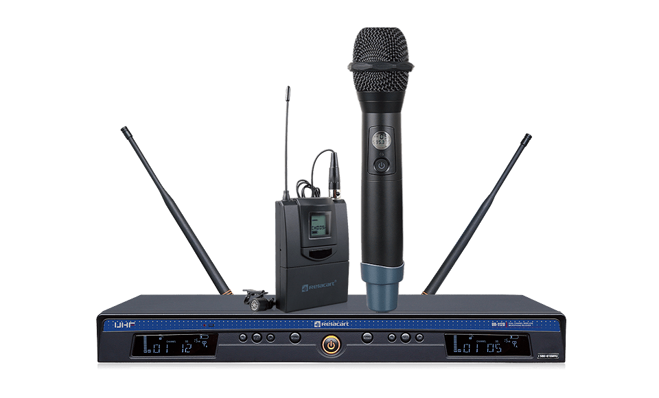 Sistema de micrófono inalámbrico True Diversity de doble canal