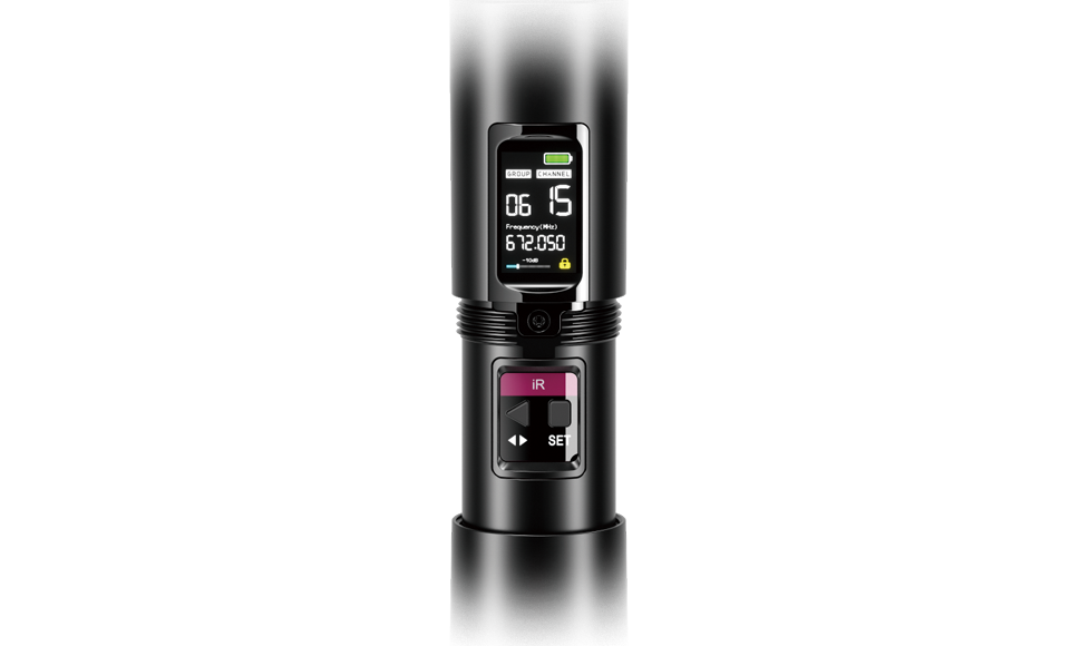 Sistema de micrófono inalámbrico de diversidad de doble canal