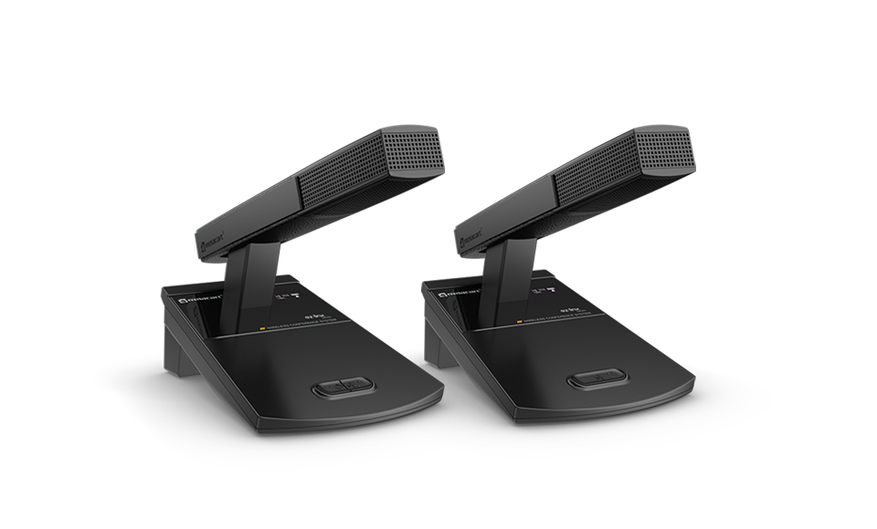 Sistema inalámbrico de discusión de conferencias