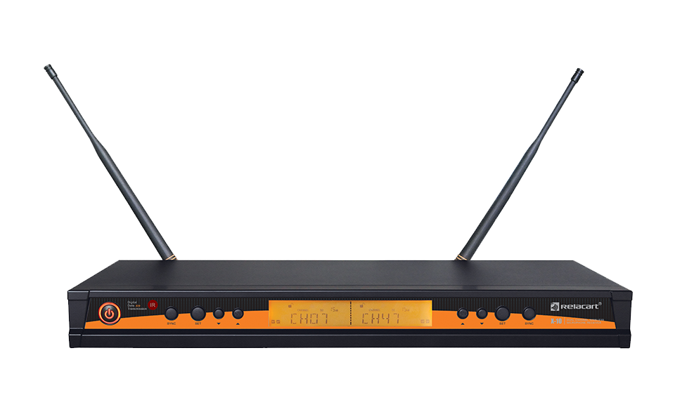 Sistema de micrófono inalámbrico UHF de doble canal