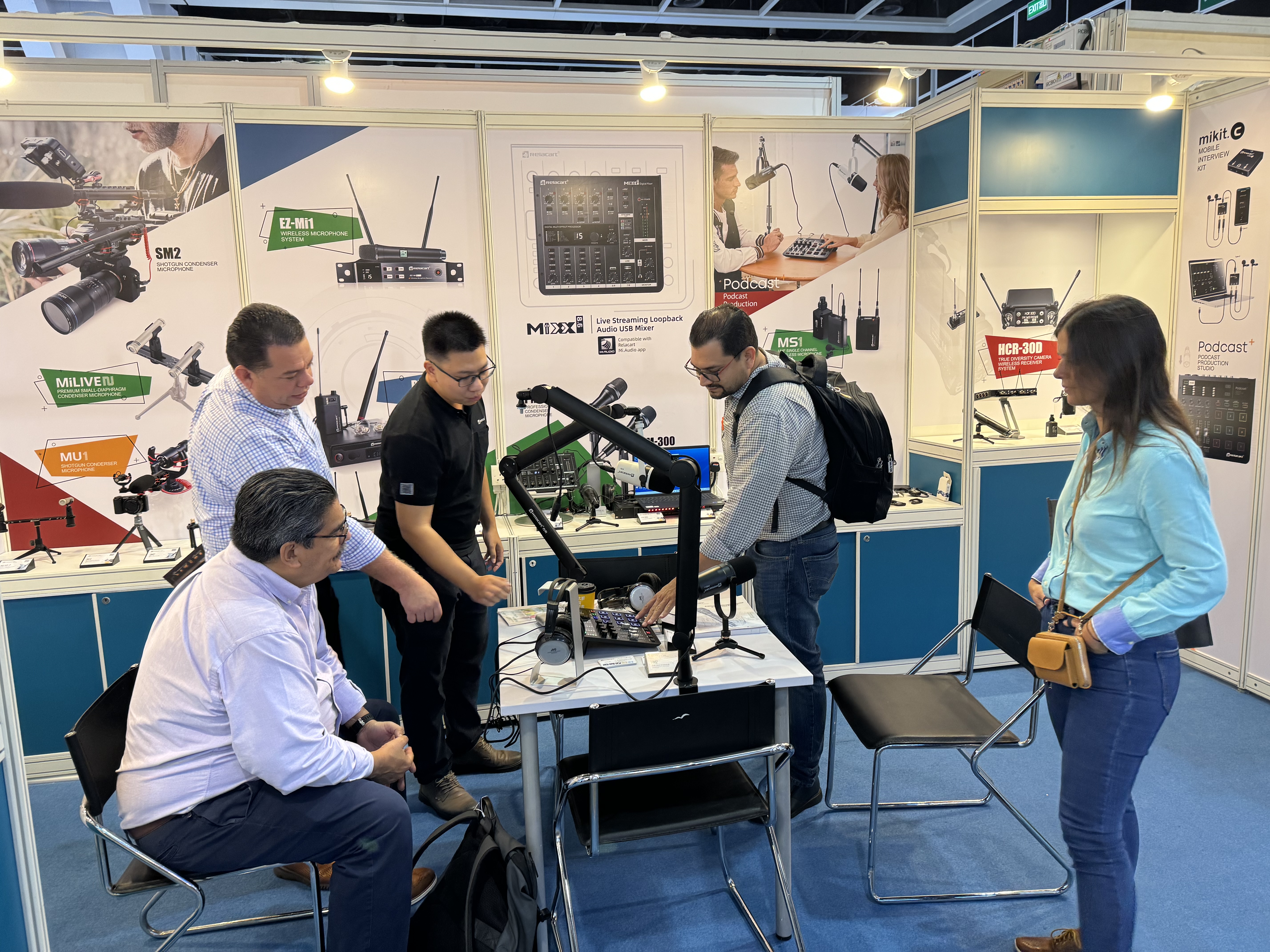 Concluido con éxito | ¡El mezclador digital Relacart brilla el día de clausura de la Expo de Hong Kong!