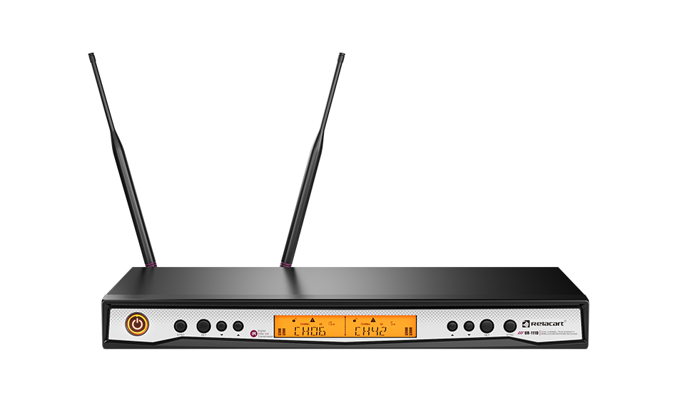 Controlador central inalámbrico de diversidad de doble canal