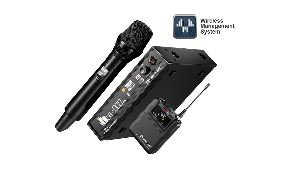 Sistema de micr&oacute;fono inal&aacute;mbrico digital UHF de un canal
